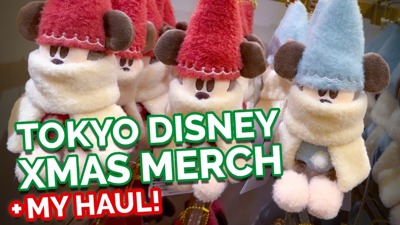 Tokyo Disneyland & DisneySea 2025: рождественский сувенирный тур! 🎄