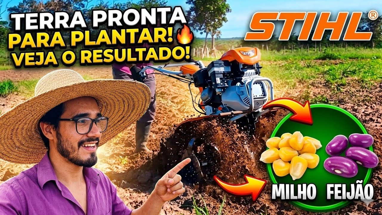 ✅CORTANDO TERRA pra plantio de MILHO e FEIJÃO