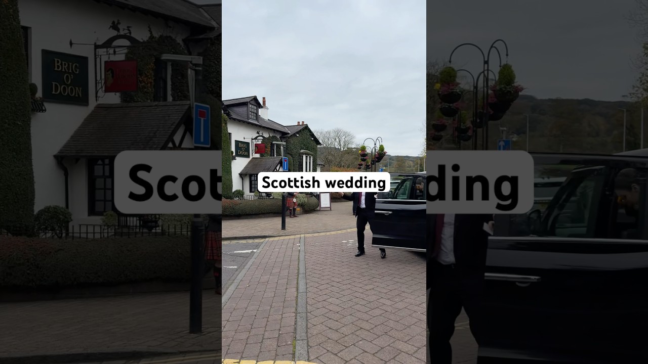 Scottish wedding in a perfect location #wedding #scottish #alloway #scotland