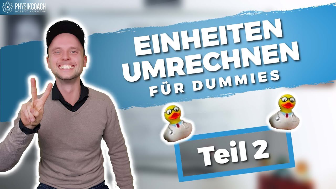 Einheiten umrechnen für DUMMIES TEIL 2/2 || Physik für Mediziner || Physik Grundlagen