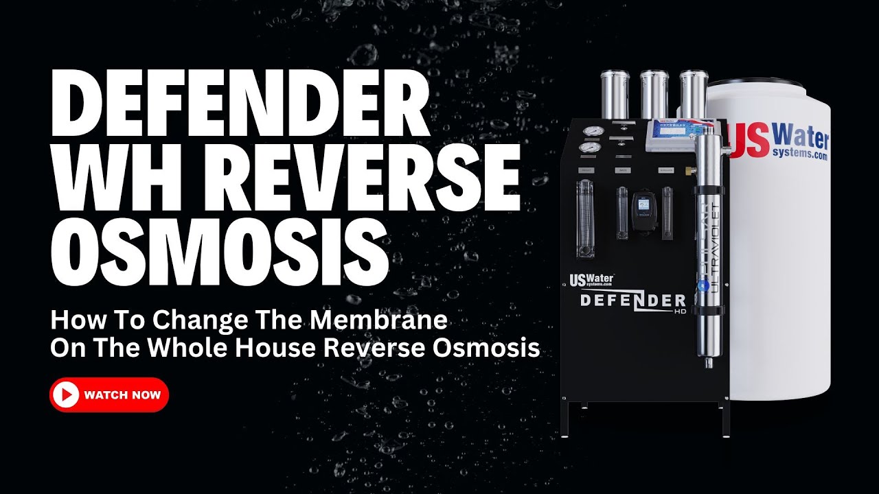 How To Change A Commercial RO Membrane - The Defender Reverse Osmosis System