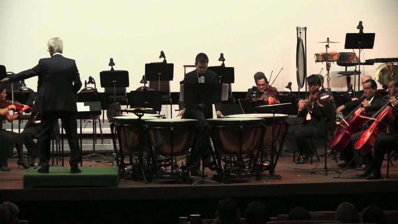 Ney Rosauro: Concerto for Timpani and Orchestra, Mov.1 Bachroque