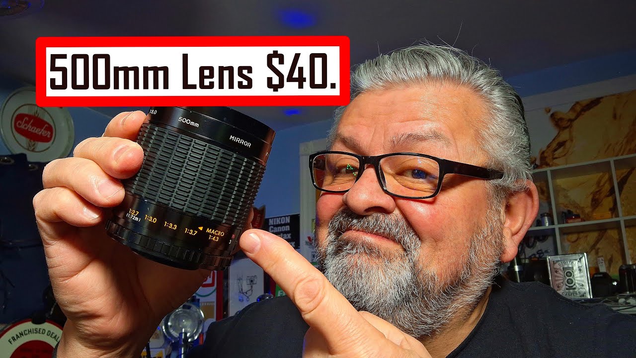 $40 Rokunar 500mm f8 Telephoto Mirror Lens | Review Nikon D100 CCD Film Like Sensor Camera Class 388