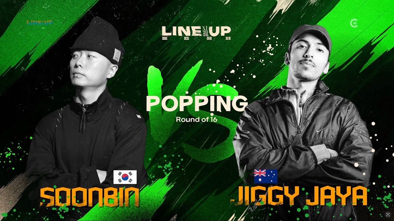 16 -6 SOONBIN (KR) ПРОТИВ JIGGY JAYA (AU) POPPING 1/8 ФИНАЛА