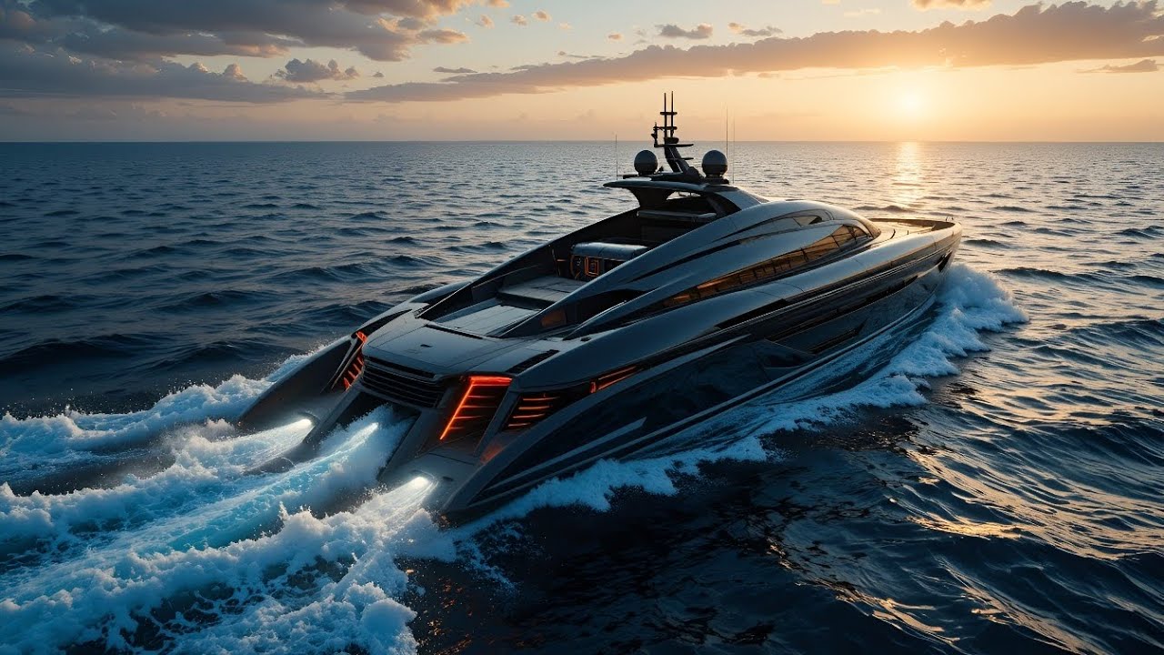 Lamborghini Tecnomar 101 FT – The Supercar Yacht of the Future | The Most Extreme Yacht Ever 