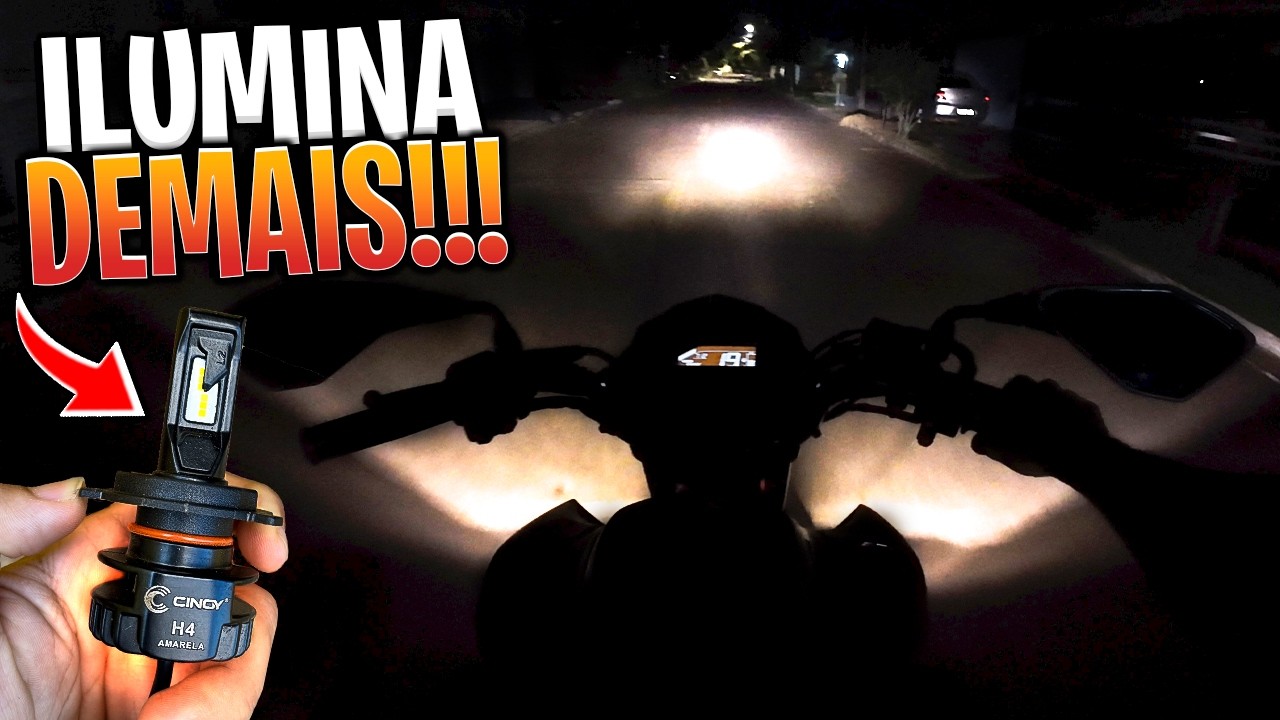 👉 Nunca Vi a Fan 160 Iluminar Assim! LED H4 Teste à Noite 😱🔥