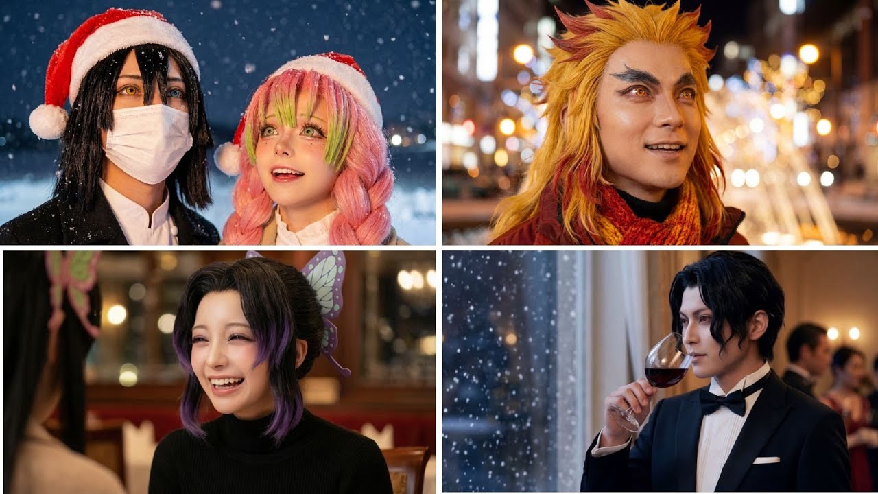 もし鬼滅の刃のキャラクターが現代でクリスマスを過ごしていたら？【総集編】