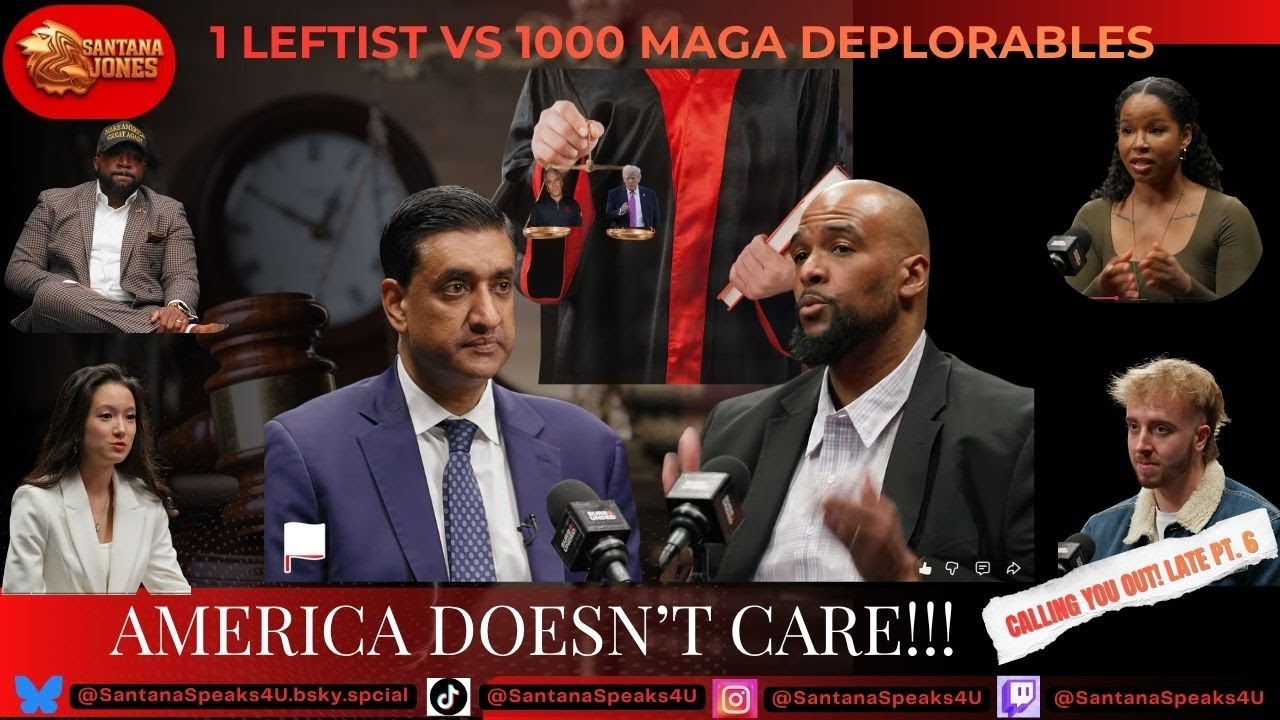 1 LEFTIST vs 1000 MAGA DEPLORABLES: Sparring with Santana (Late Pt. 6)