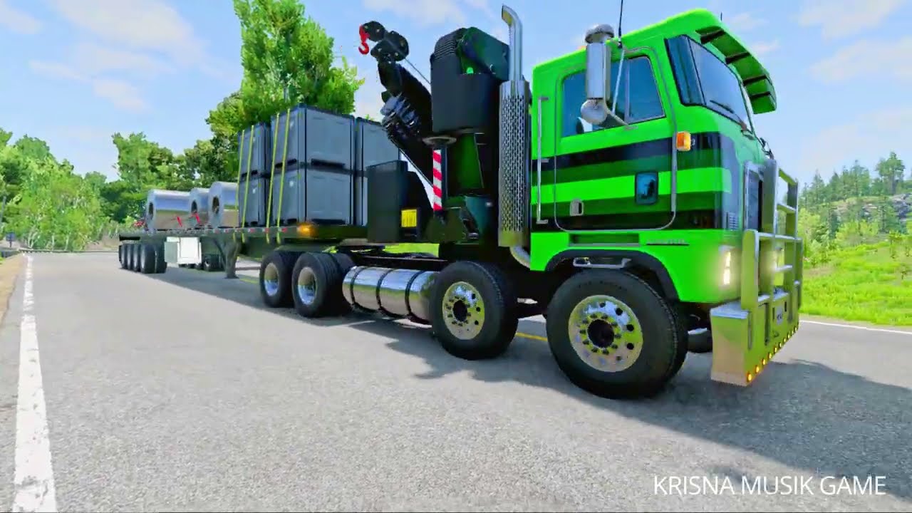 MOBIL VS MASSIVE SPEEDBUMP #20 - BeamNG Drive