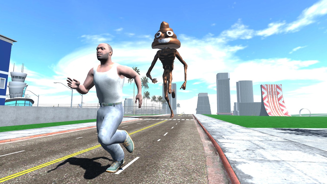 FRANKLIN VS POOP MAN | INDIAN BIKE DRIVING 3D