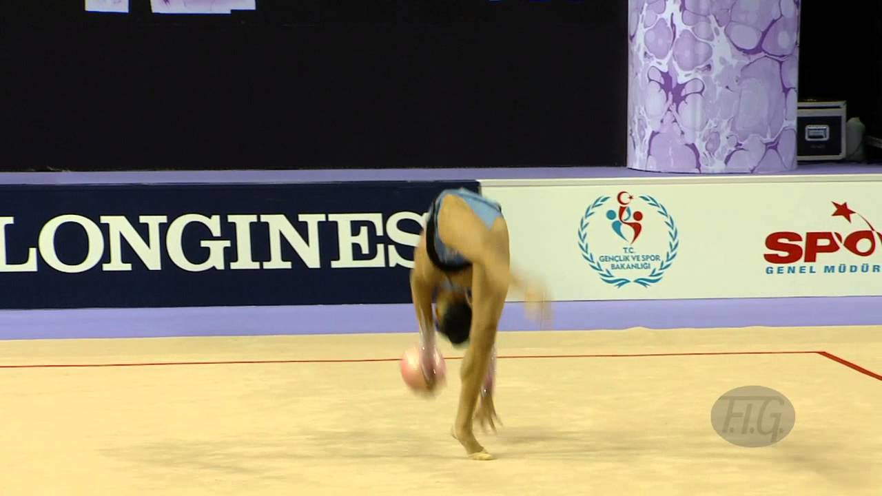LU Serena (USA) - 2014 Rhythmic Worlds, Izmir (TUR) - Qualifications Ball
