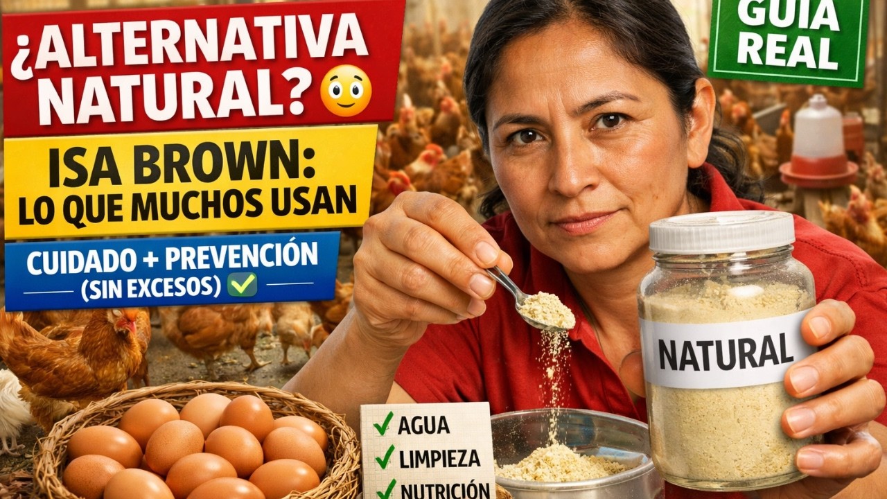 ¡Deja de usar medicamentos! Prueba este antibiótico natural para gallinas isa brown que sí