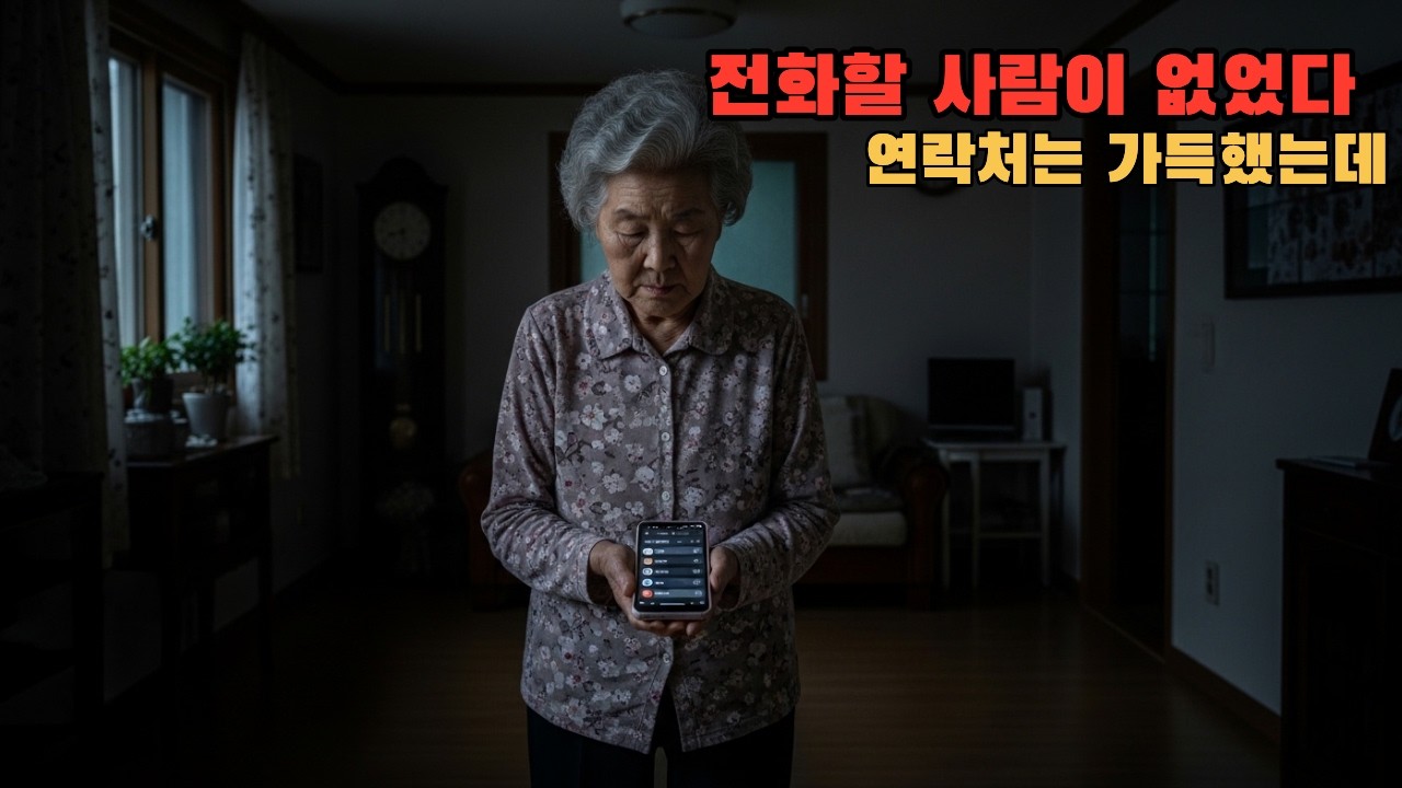 전화 걸 사람이 없던 밤