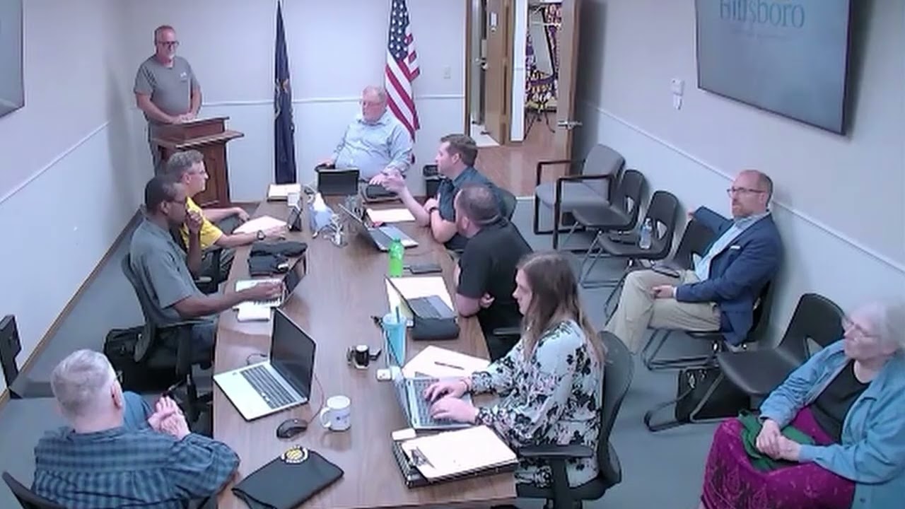 City of Hillsboro KS Regular Meeting 09-02-25