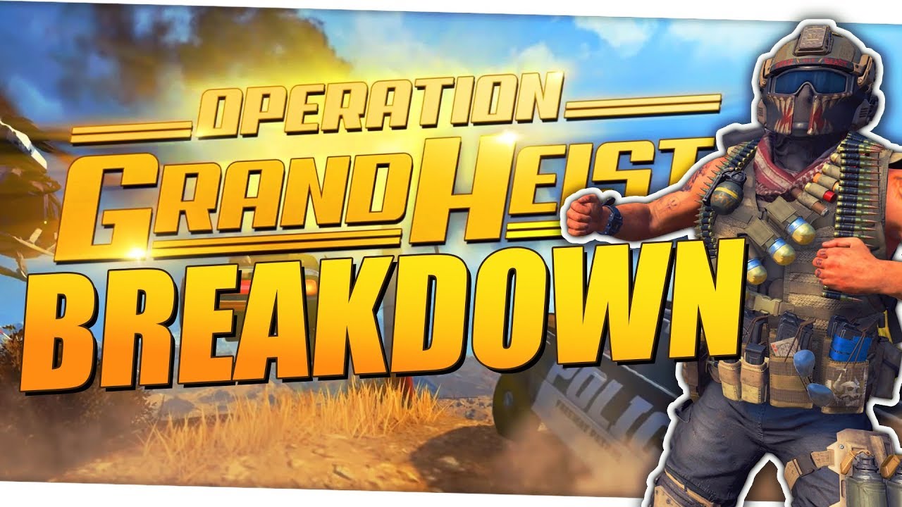 *NEW* BLACKOUT MAP Update, New Guns, New Outfits, + MORE! - OPERATION GRAND HEIST TRAILER! CoD News