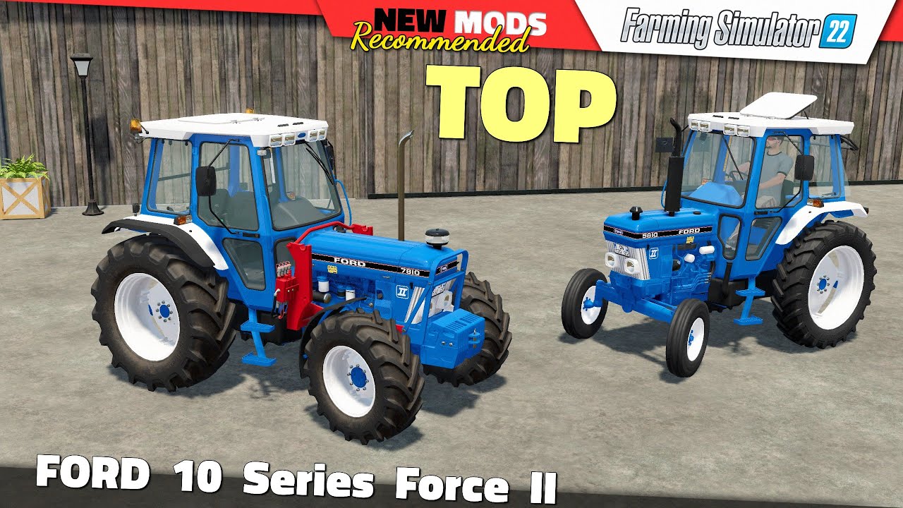 FS22 | FORD 10 Series Force II - Farming Simulator 22 New Mods Review 2K60