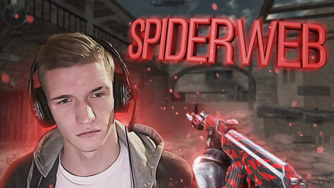 CrossFire: AK-47-Knife-Red Spiderweb