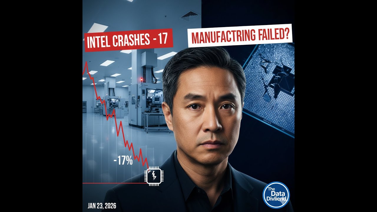 Крах Intel: Акции упали на 17%! Почему заводы компании не справляются с ИИ?