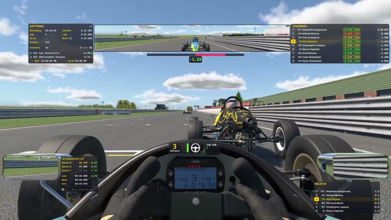 iRacing™ TGR Formula Vee Trophy Round 1 at Snetterton 300 - FULL RACE