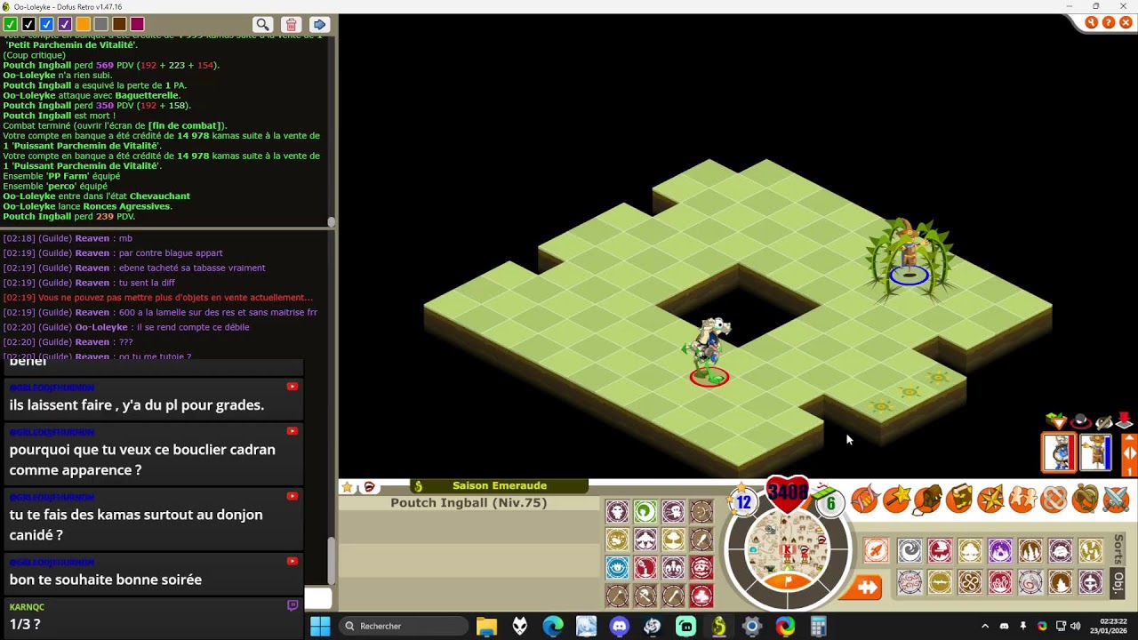 go up 200 la xel (manque 2 exos) #dofusRetro