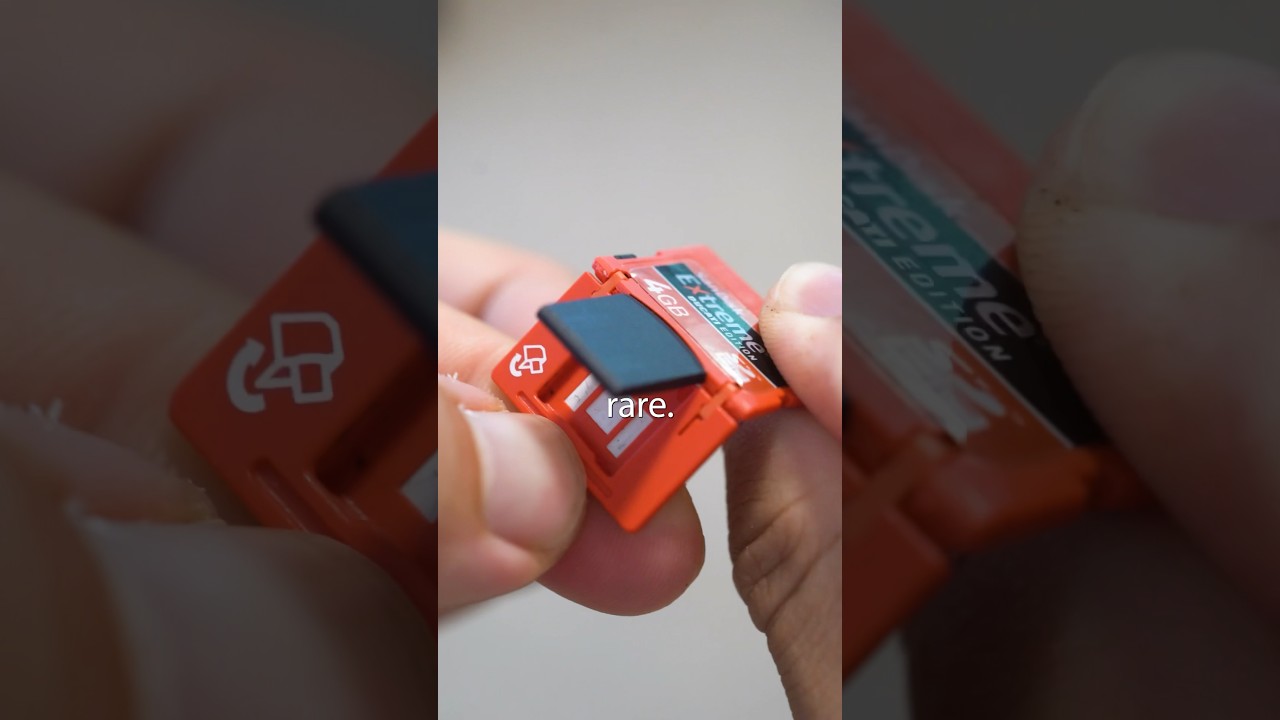 I bought a rare SD card&hellip;