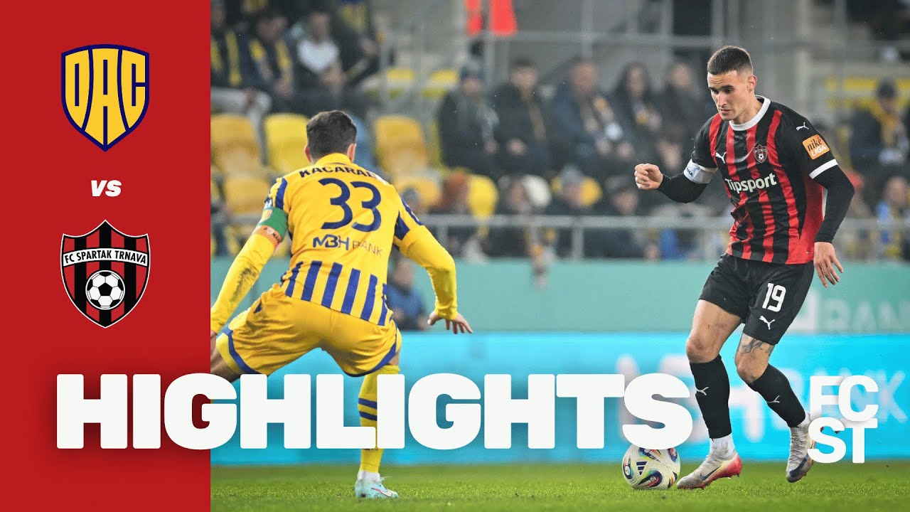HIGHLIGHTS | FK DAC 1904 Dunajsk&aacute; Streda 3:1 FC Spartak Trnava (2:0)
