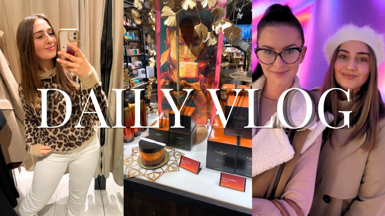 ZARA- przegląd okryć wierzchnich 🧥- spotkanie z Anitą, ubrania, Rituals ❤️ i... sweter w panterkę! 🐆