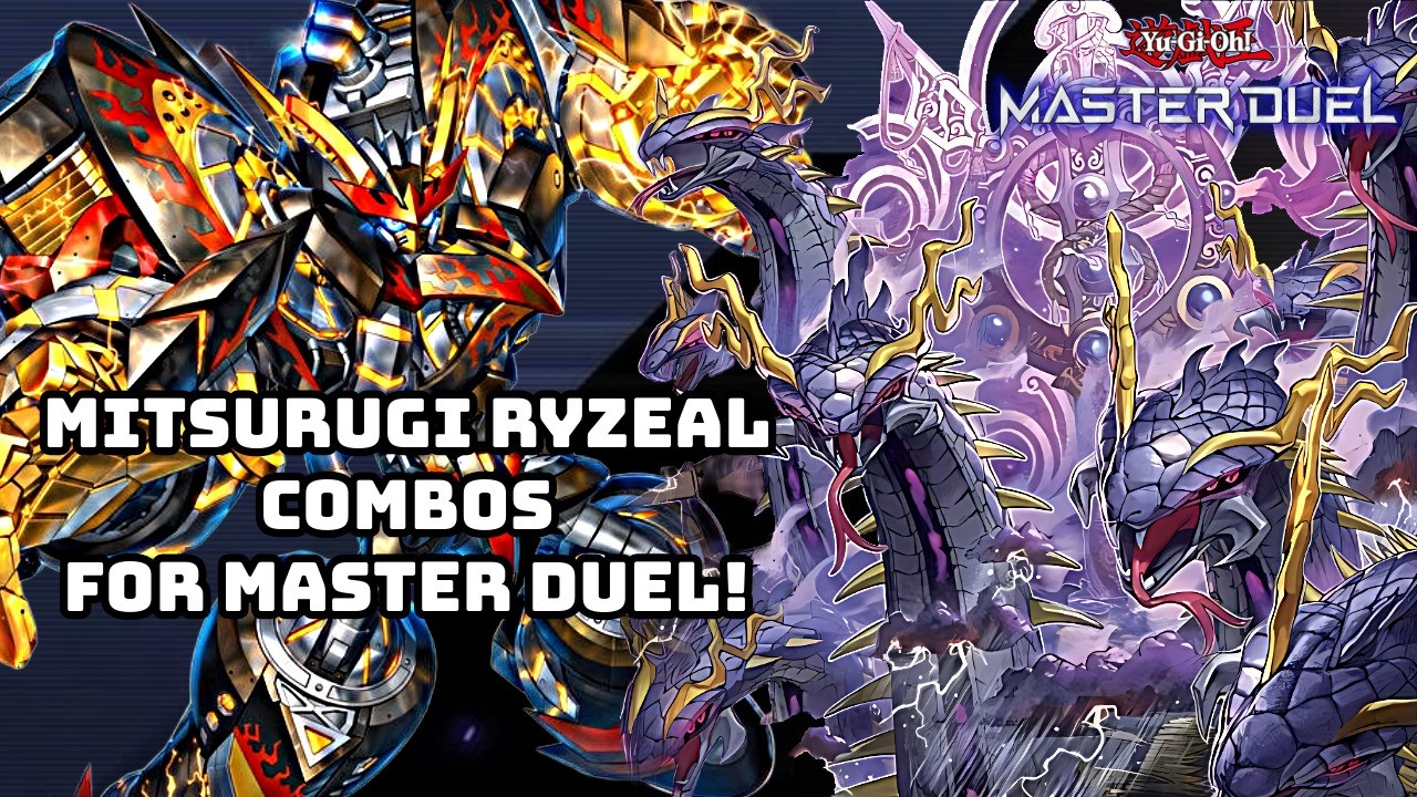 HOW TO PLAY THE NEW BEST DECK IN MASTER DUEL! | Mitsurugi Ryzeal Combo Guide