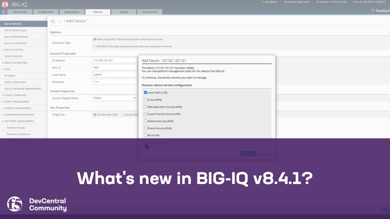 What's new in BIG-IQ v8.4.1?