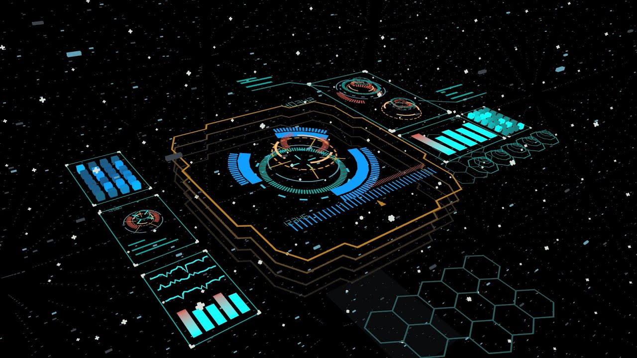 Sci-Fi HUD - Quillustration