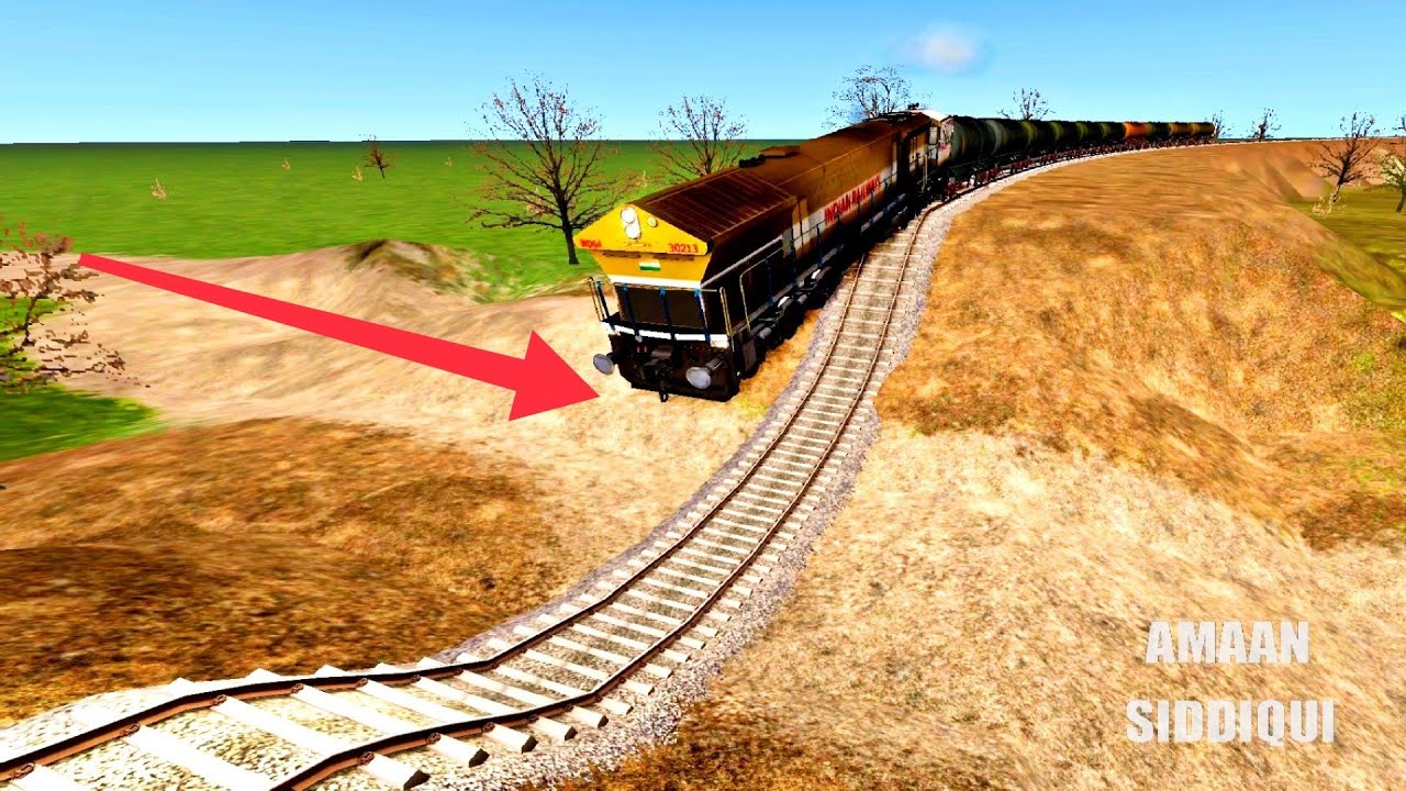 TRAIN Vs GIANT POTHOLES AND ACCIDENTS - Train Simulator #1 | Train Crashes