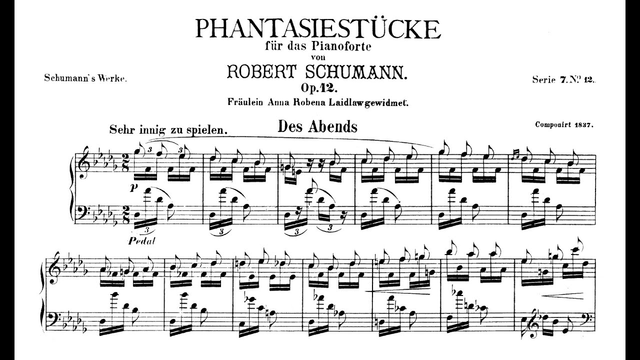 Schumann - Fantasiestücke Op.12 [Peças fantásticas] (Nelson Freire, piano)