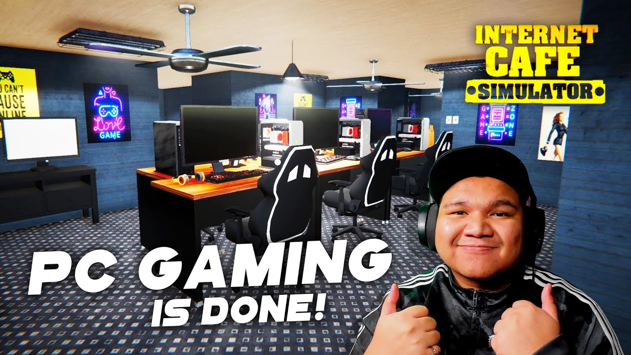 (Yes!) TINGKAT 2 Oohami penuh Dengan PC GAMING💻 SETUP!  - Internet Cafe Simulator | Malaysia #6