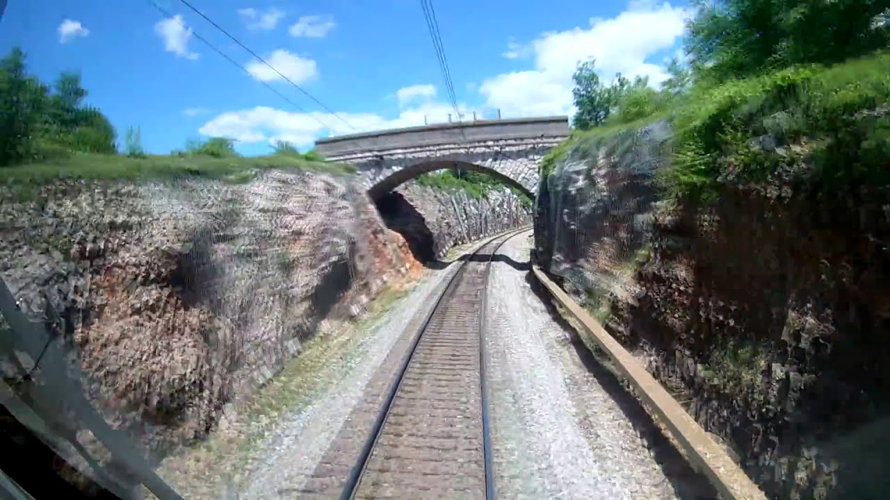 [Train driver's view] Škrljevo - Moravice