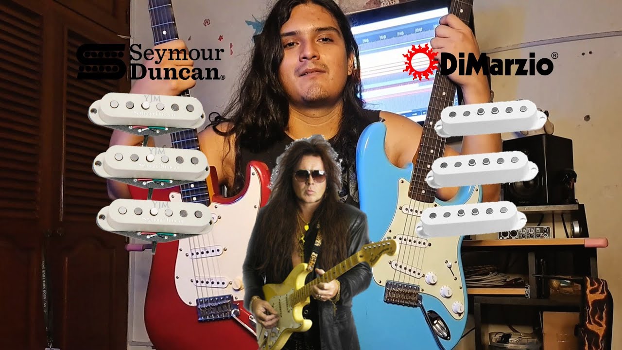 Comparación de Pastillas de Guitarra | Yngwie Malmsteen Set | Seymour Duncan Fury vs DiMarzio HS