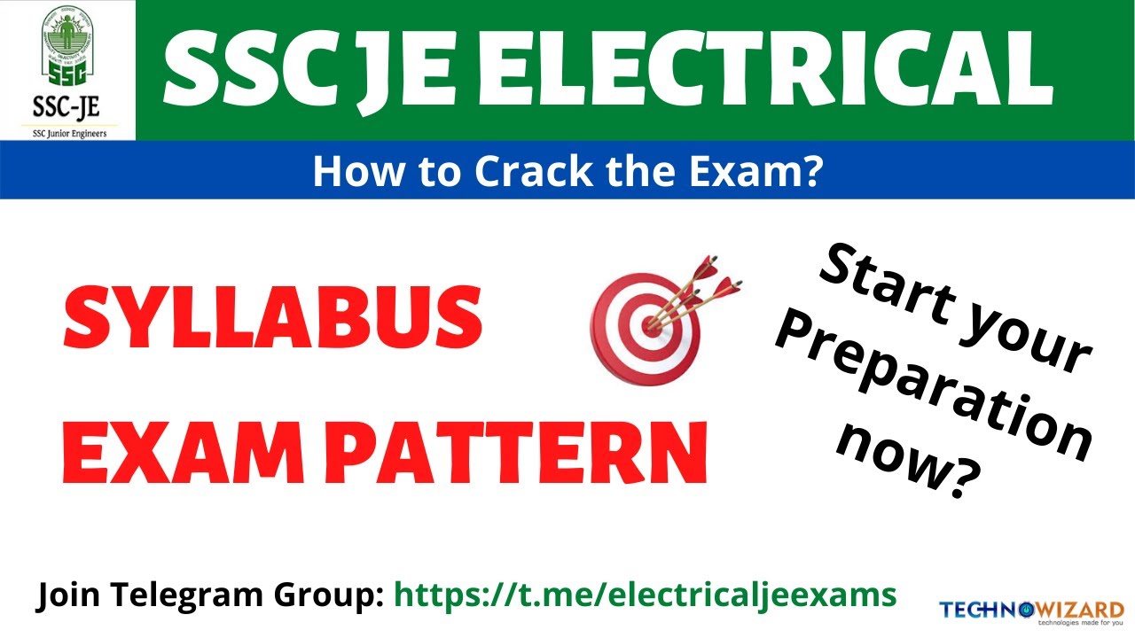 SSC JE Syllabus Full Details (Electrical Engineering) | SSC JE Exam Pattern