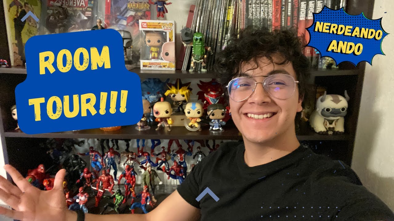 ROOM TOUR NERD !!! Comics, funko, set up gamer!  / Nerdeando Ando