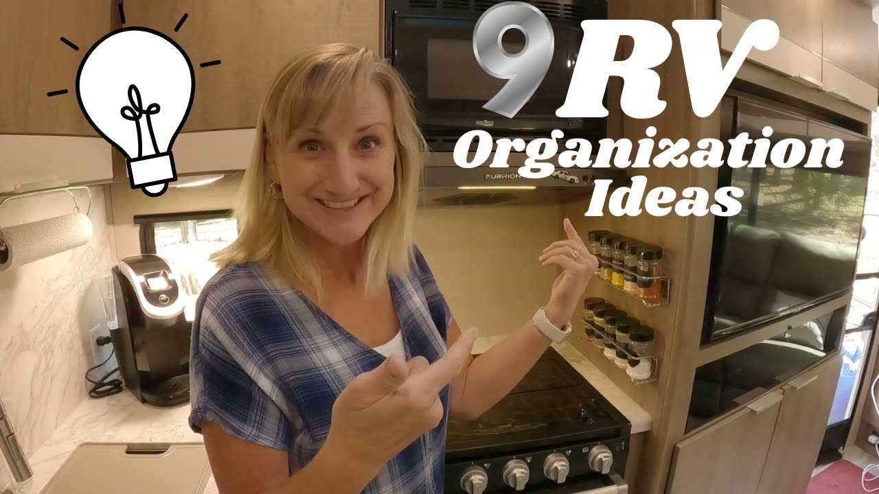 RV STORAGE, SPACE SAVING and ORGANIZATIONAL IDEAS In My Grand Design Imagine 2500RL