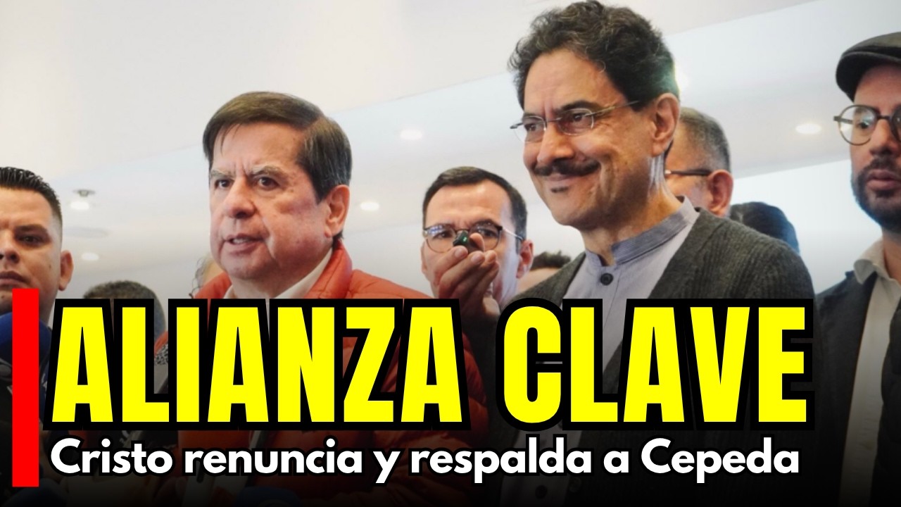 ALIANZA CLAVE: Cristo renuncia y respalda a Cepeda