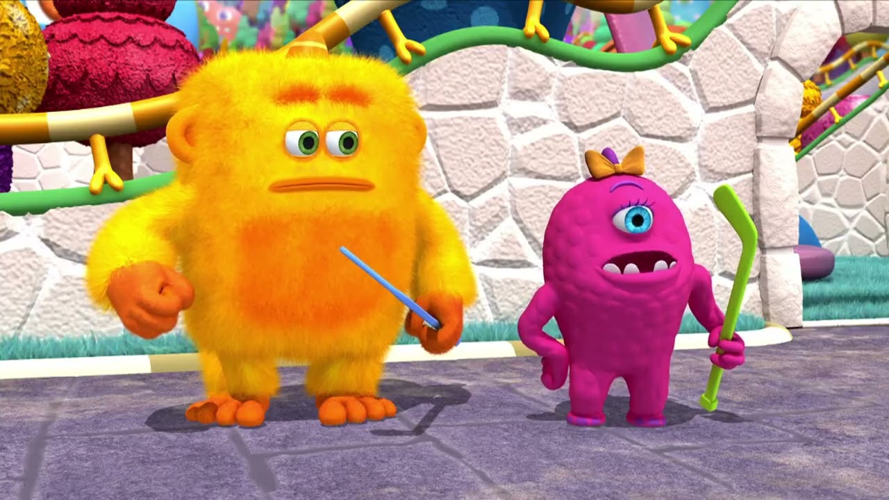 Monster Road Hockey | Learning Math for Kids! | Monster Math Squad