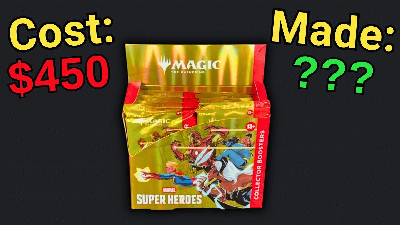 Opening a Marvel Super Heroes MTG Collector Box