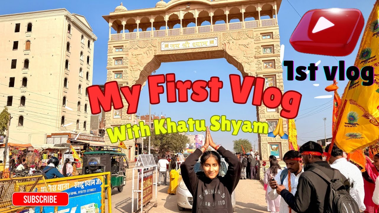 My First Vlog with Khatu Shyam🙏|| Family trip😱