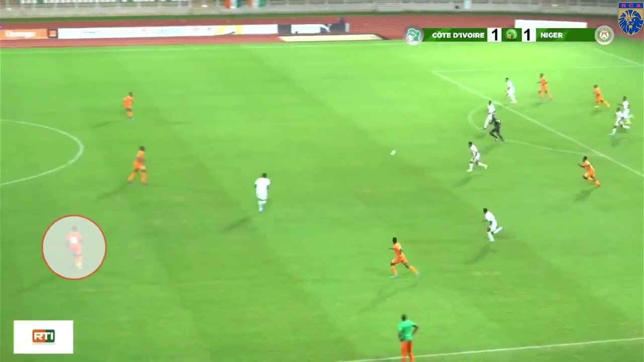 DJIRE ABDOULAYE SCHOWTIME VS NIGER U23 WITH IVORY COAST U23