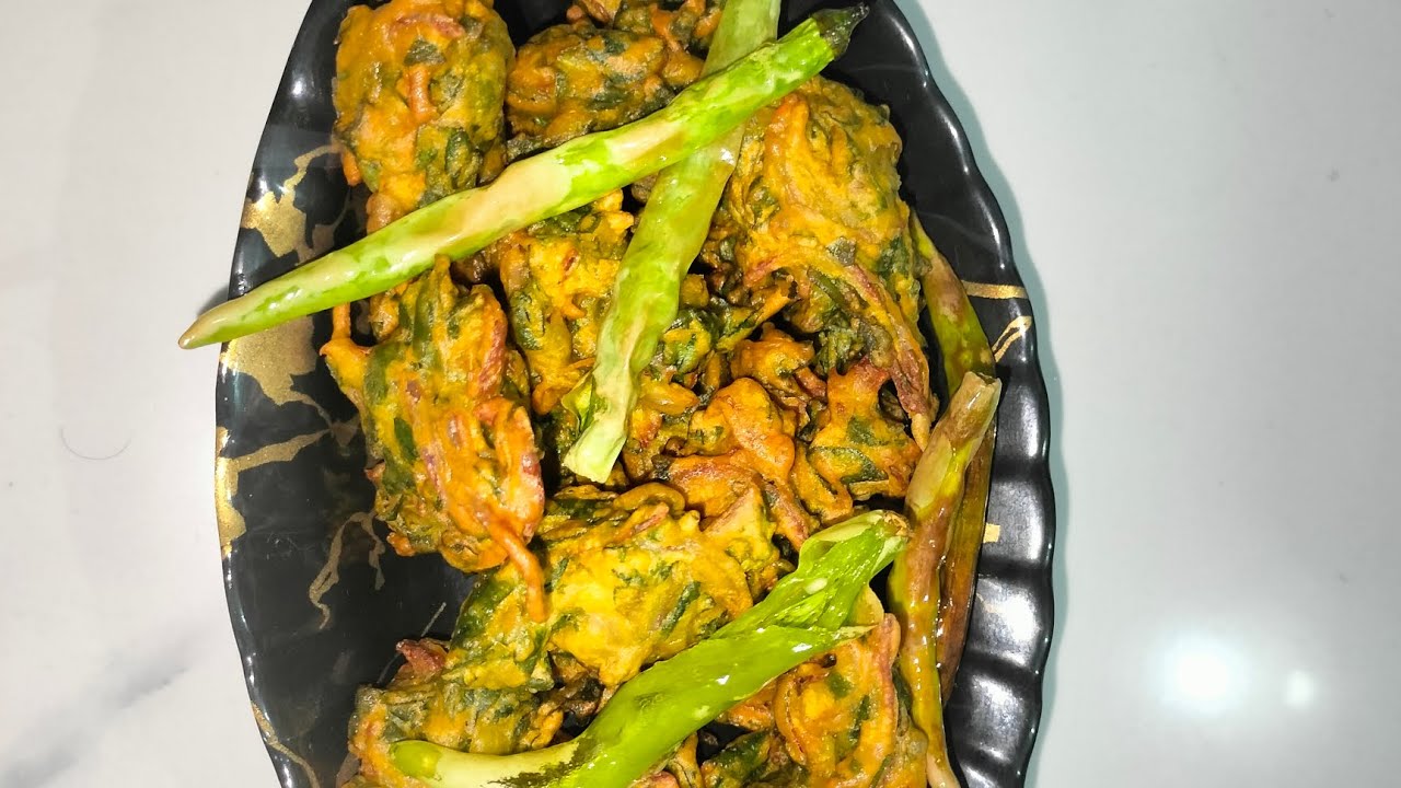 पालक भजी रेसिपी | Palak bhaji recipe 