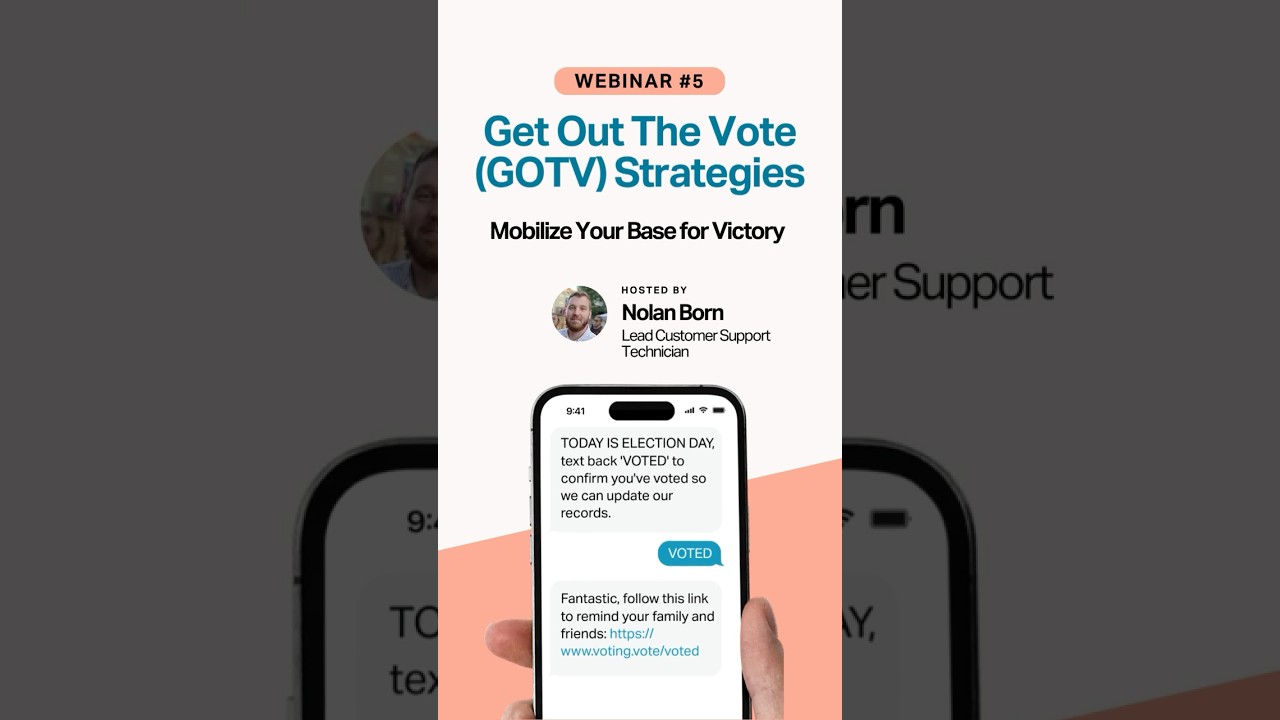 Mobilizing your base for victory with these GOTV strategies 👀