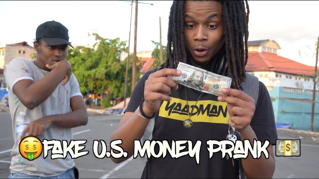 $100 US Prank in DOWNTOWN KINGSTON ft  iHeart Manii