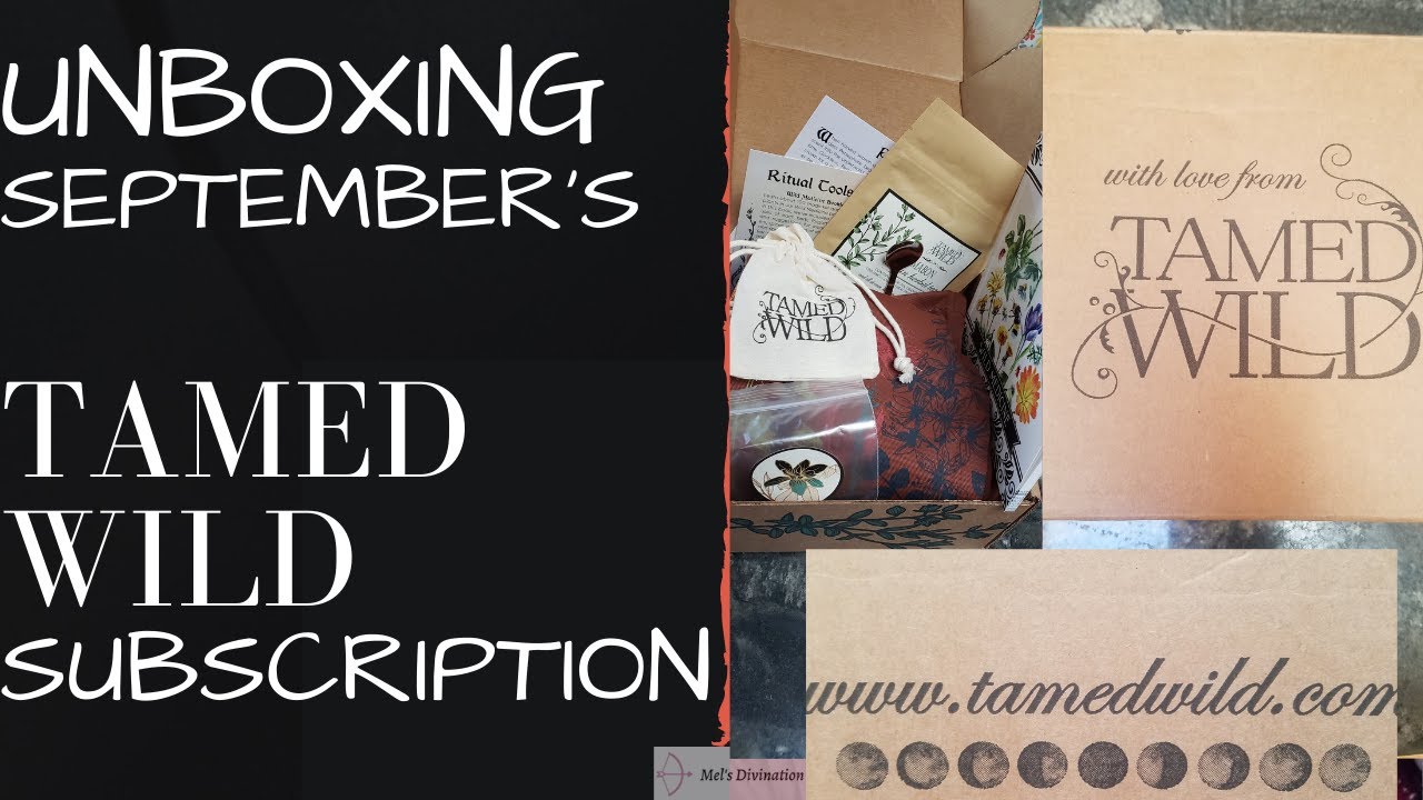 Tamed Wild September Unboxing || Non Affiliate