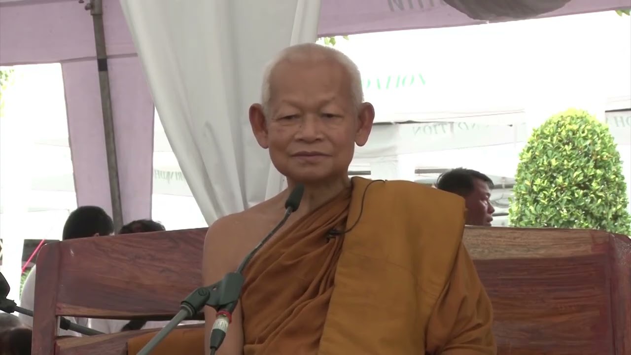 ในช่วงเวลาถวายเพลิงสรีระสังขาร หลวงปู่บุญมี ปริปุณโณ [หลวงปู่ไม อินทสิริ แสดงธรรม] 18-07-2561