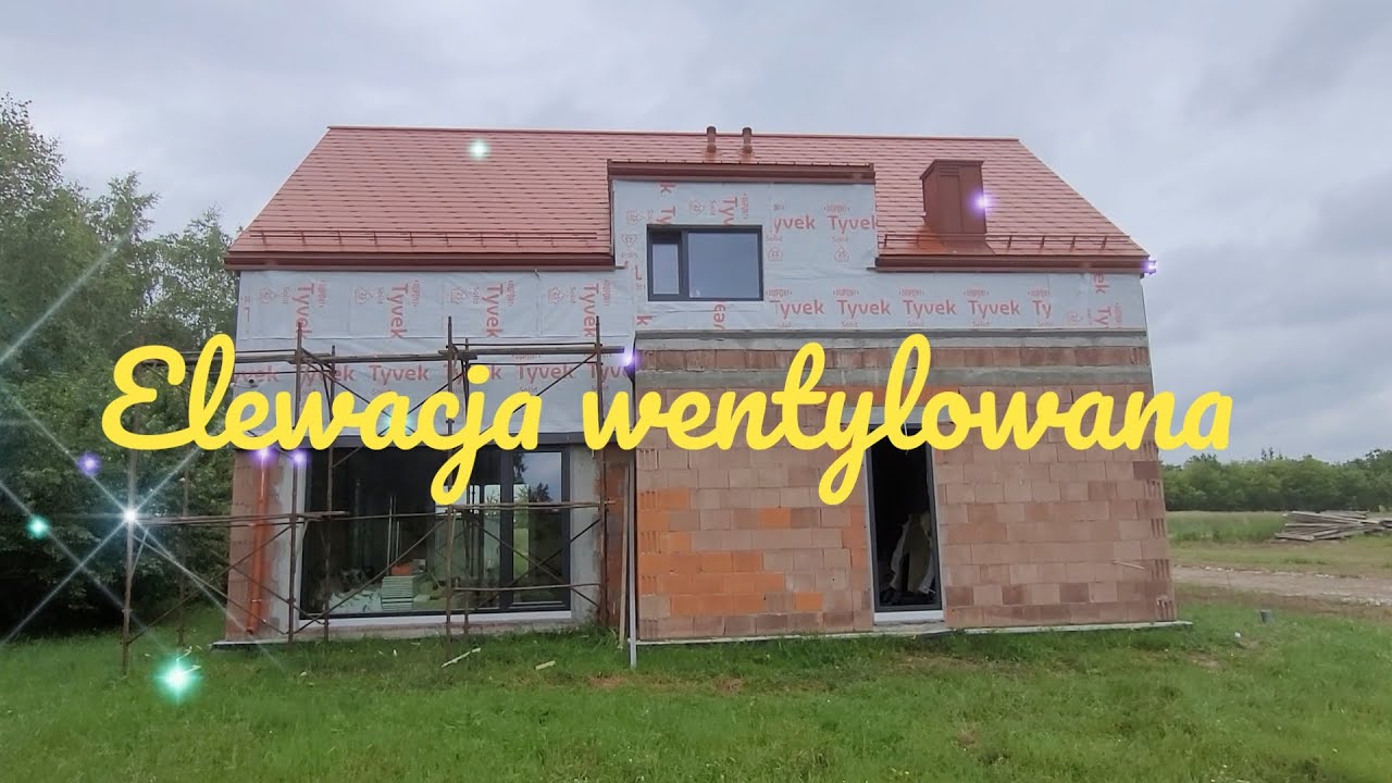 Elewacja wentylowana + attyka