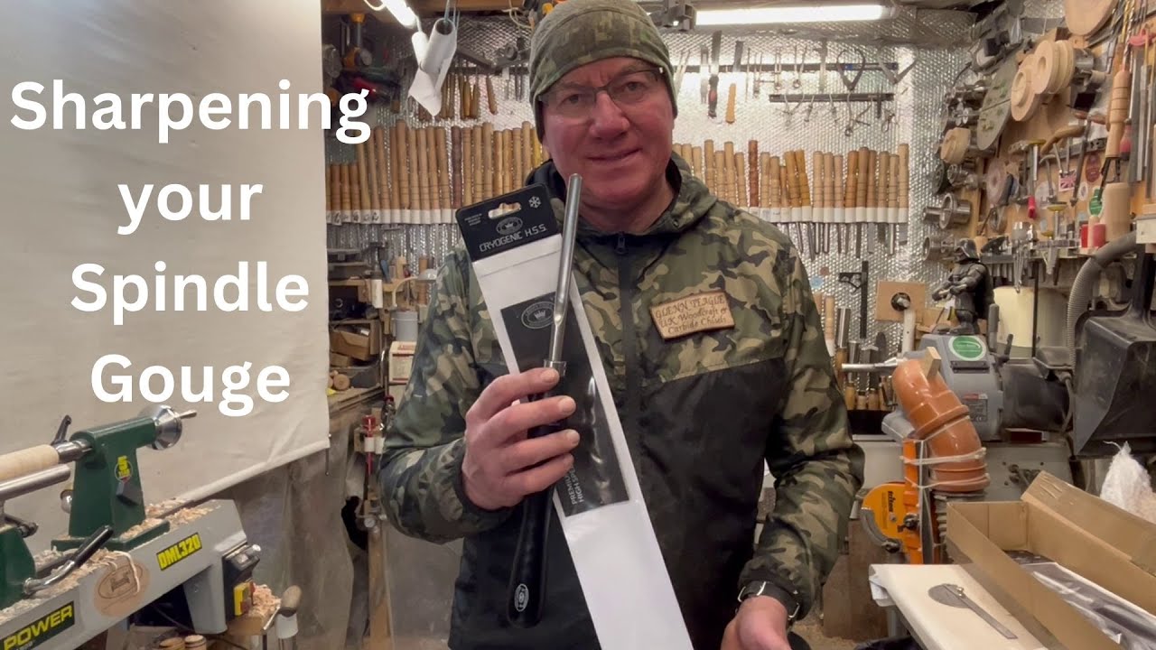 Woodturning. Let’s sharpen the Spindle Gouge using our handmade wooden jigs #woodturning #carbide